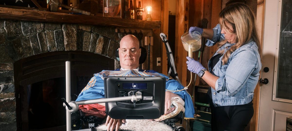 He needed a caregiver as his body shut down. AI found him the one.