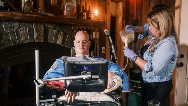 He needed a caregiver as his body shut down. AI found him the one.