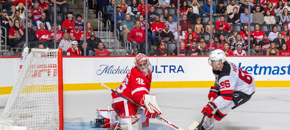 Devils Take Sloppy Overtime Affair from the Red Wings in 5-4 Win