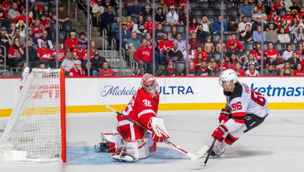 Devils Take Sloppy Overtime Affair from the Red Wings in 5-4 Win
