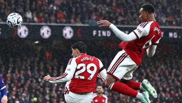 Arsenal Beat Everton To Join Man City At Premier League Summit