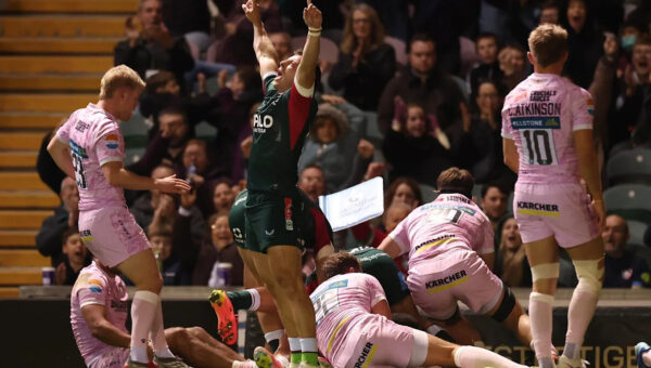 Prince Harry booed as Leicester roar back to beat Gloucester