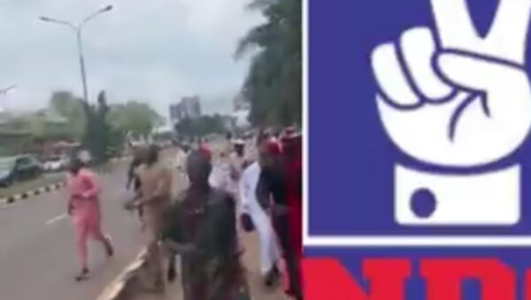 Thugs attack NDC members in Enugu [VIDEO]