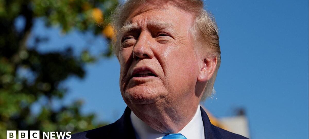 Trump says 'threat' led US to pull bombers from RAF Fairford