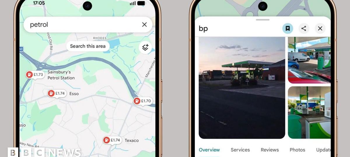 Fuel prices added to Google Maps as petrol and diesel costs soar
