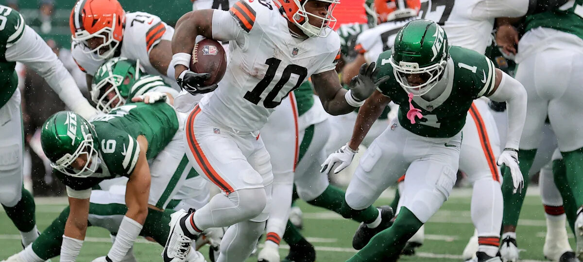 Quinshon Judkins logs limited practice