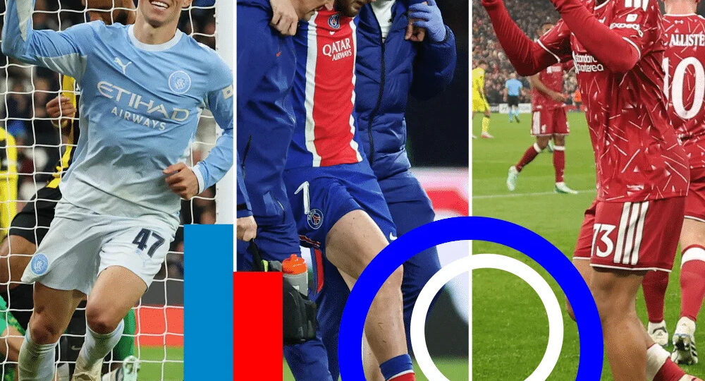 Champions League review: PSG take a hit, Man City’s empty seats and teenage hope for Liverpool