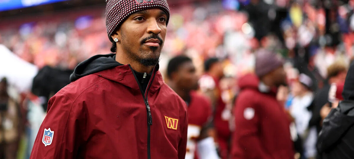 Jayden Daniels returns to Commanders' practice, not concerned about potentially re-injuring elbow