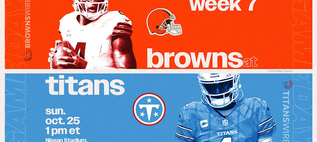 What channel is Browns vs. Titans on today? Time/schedule for Week 7