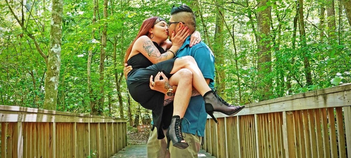 We live paycheck to paycheck and don't want wedding debt. So we're getting creative.