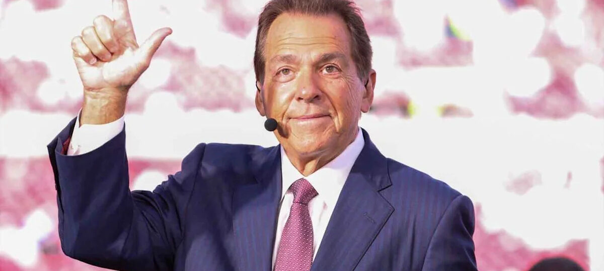 Watch Nick Saban fire up fans with Alabama football prediction for Georgia game