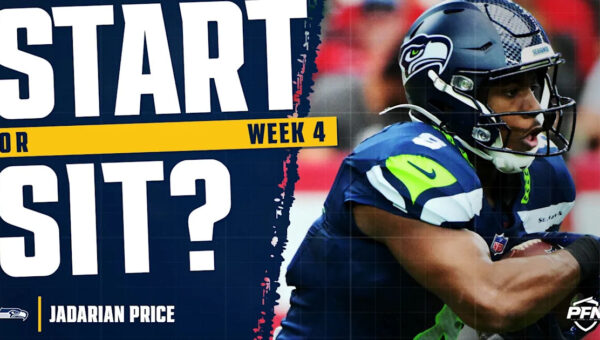 Jadarian Price Fantasy Week 4 Start or Sit: Ruled Out, and the Role Was Already Slipping