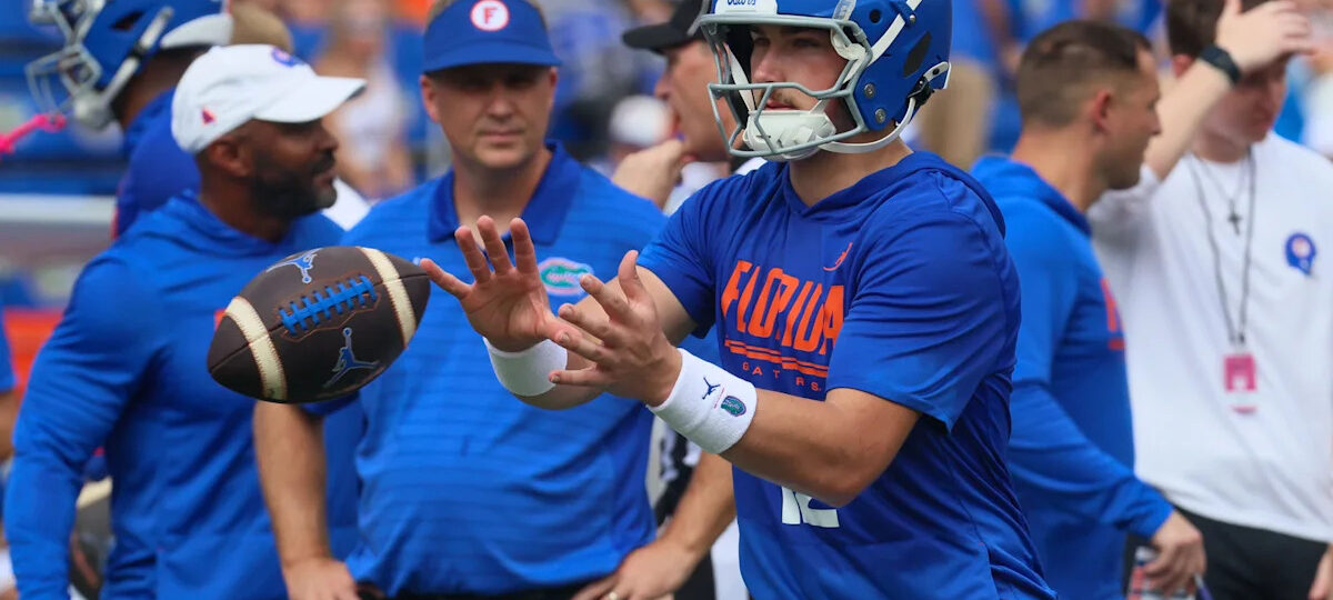 Is Florida football QB Aaron Philo playing against Texas?