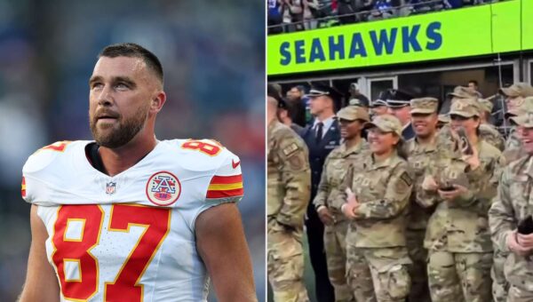 Travis Kelce Thanks Troops for Their Service in Candid Moment Before Chiefs Game: ‘Much Love Baby’