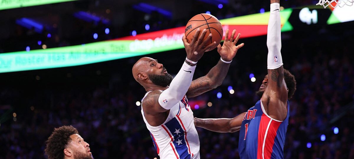 76ers’ LeBron James reveals his stance on playing center amid frontcourt injuries