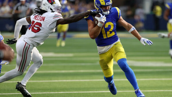 Puka Nacua breaks NFL record for most catches through 50 games