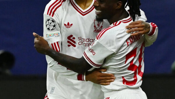 Watch Bradley Barcola’s Liverpool hat trick in UEFA Champions League vs LASK