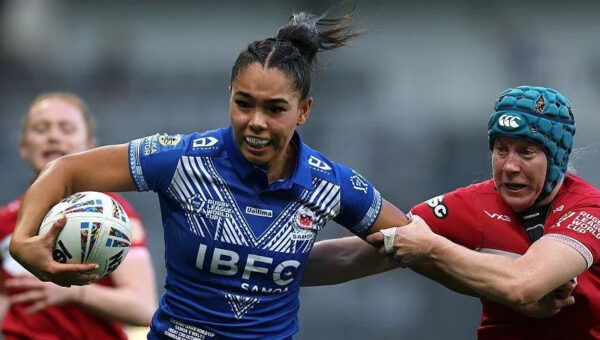 Fourteen-try Samoa thrash Wales at World Cup