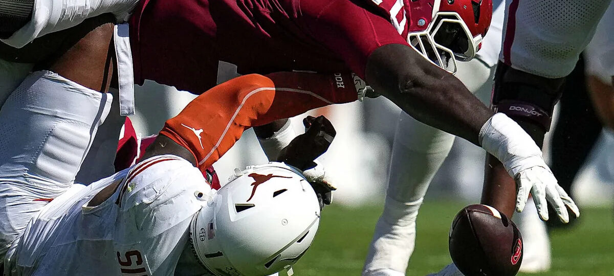 Costly turnovers, penalties turn No. 1 Texas' loss to Oklahoma a case of Red River regret