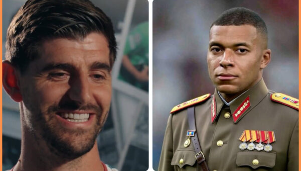 Courtois names the song that Real Madrid dressing room sing to tease Mbappe
