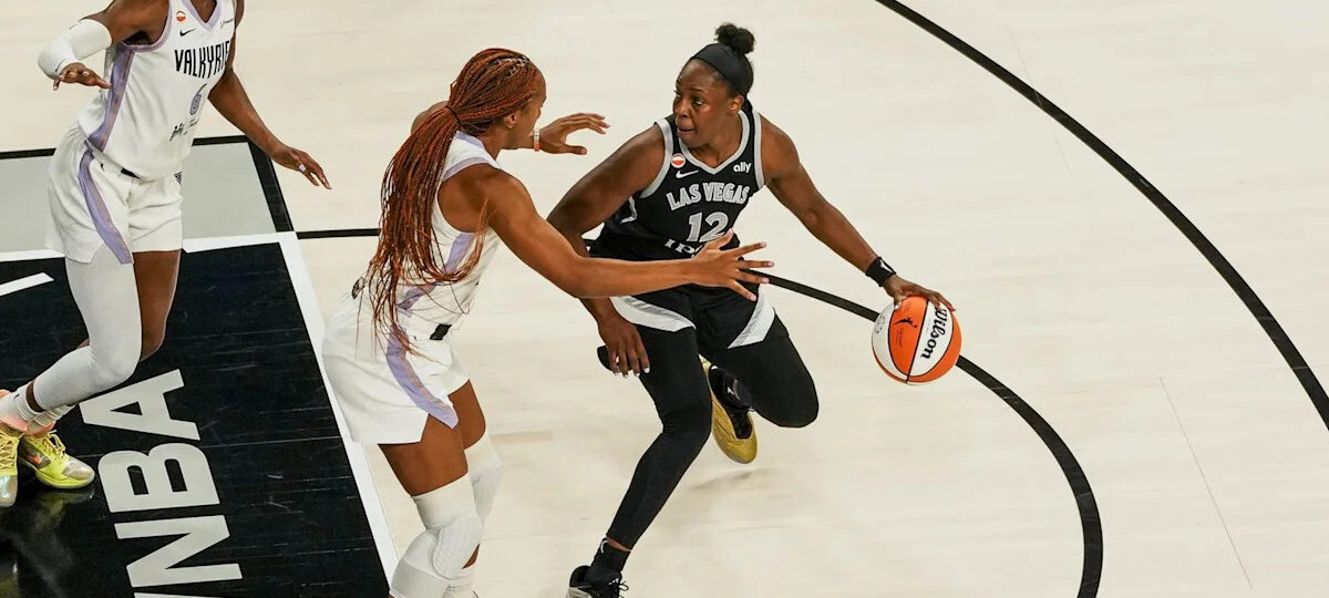 The hunted back to being hunters; Aces swept by Valkyries in playoff semis