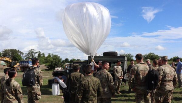 A US Army general says he had a change of heart about high-flying balloons after seeing them in action