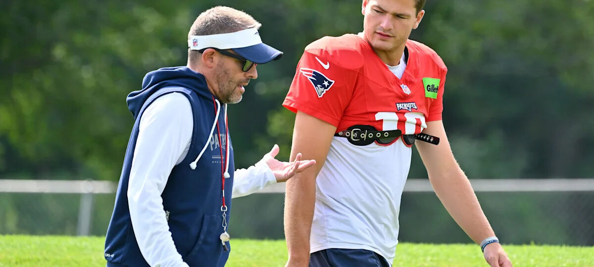 NFL legend points finger at Josh McDaniels for Drake Maye's struggles