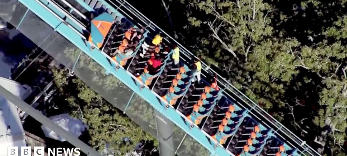 One dead and several hurt after rollercoaster incident at Six Flags