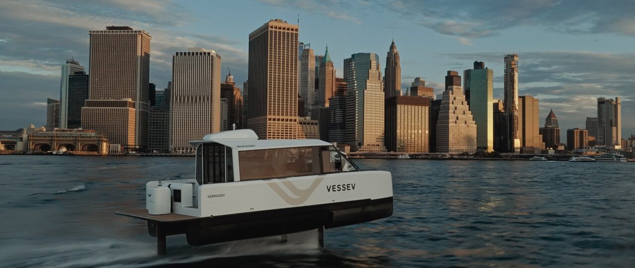Vessev built an electric ferry that almost flies