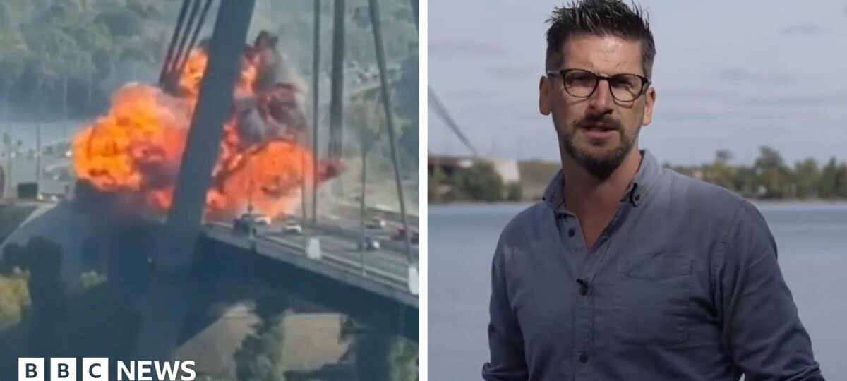 Watch: What we know about Russian strikes on Kyiv bridges