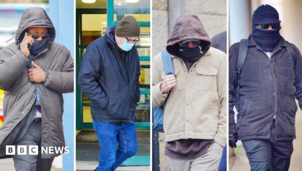 Men abused woman advertised by husband, court told