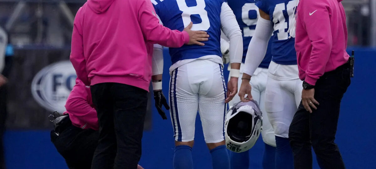 Blocked punt keys Colts' second-half implosion, fall 26-20 at home to Titans