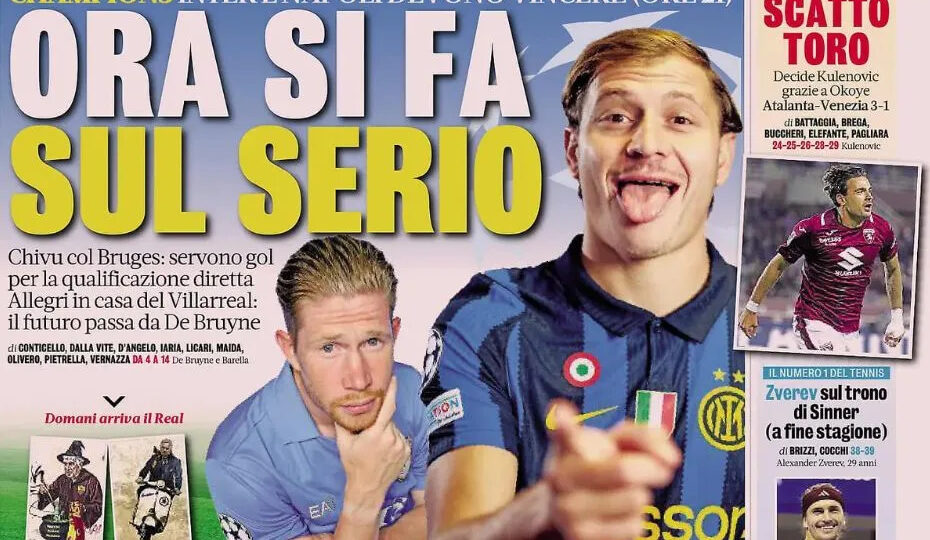 Today’s Papers – Things get serious for Inter and Napoli, embittered Spalletti