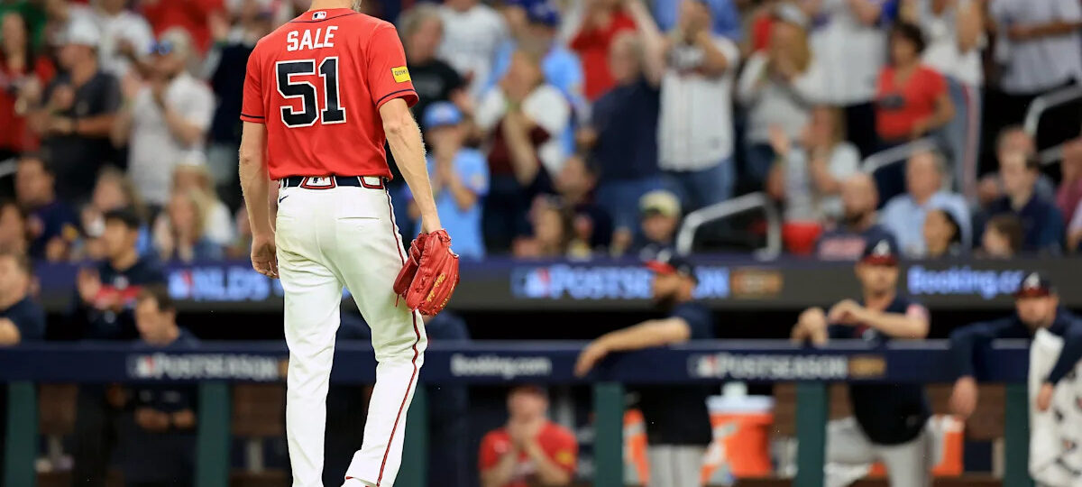 Dodgers grind down Chris Sale as Braves’ offensive woes continue in NLDS Game 3 loss