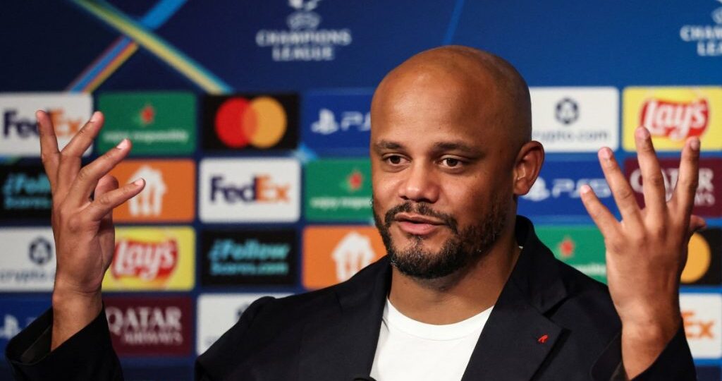 ‘Weeks, not days’ in Kompany recovery, say Bayern