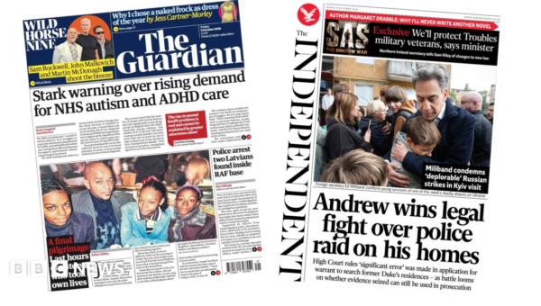 'Stark warning' over ADHD and 'Andrew wins legal fight'