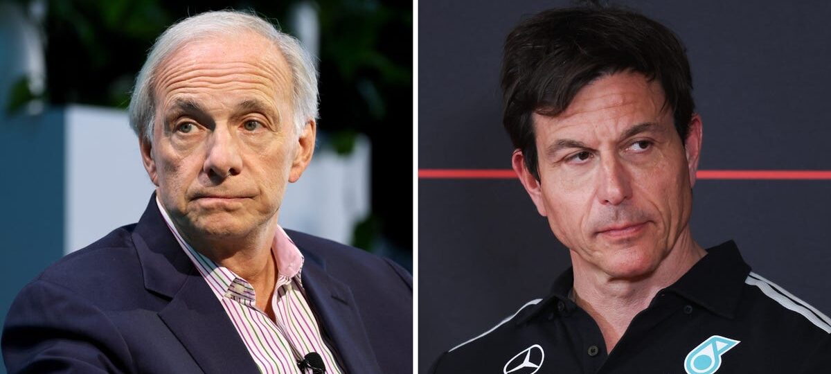 Ray Dalio and billionaire F1 boss Toto Wolff traded tips on how to get the best out of staff using 'tough love'