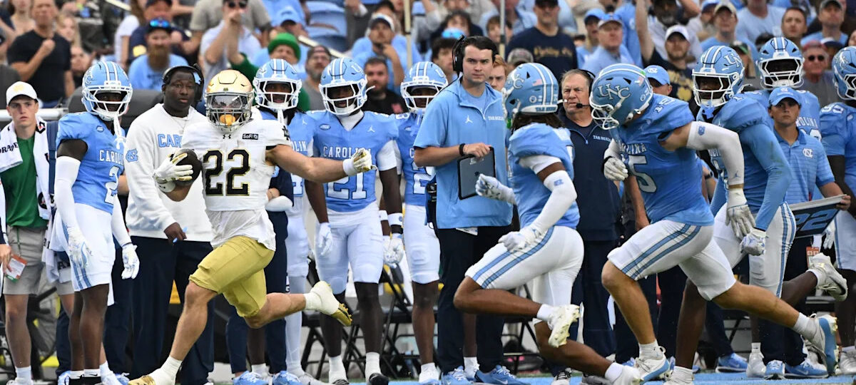 Notre Dame football vs. North Carolina | How the points were scored