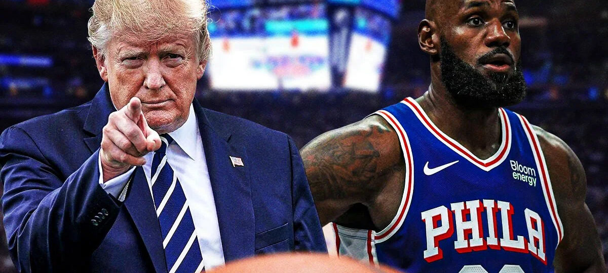 Donald Trump demands apology from 76ers’ LeBron James for practicing golf swing during National Anthem