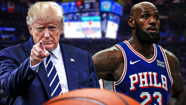 Donald Trump demands apology from 76ers’ LeBron James for practicing golf swing during National Anthem