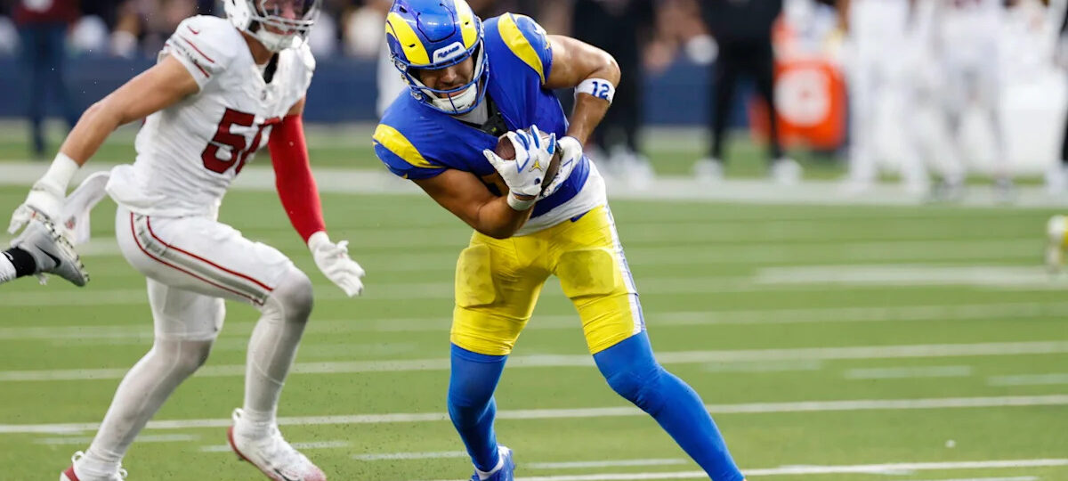 Puka Nacua leaves practice early with calf injury