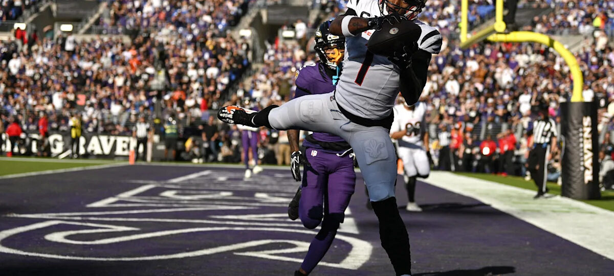 Ja’Marr Chase continues scoring spree in Week 7