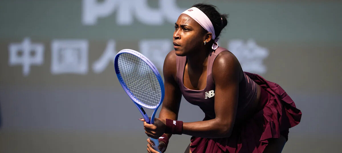 Coco Gauff decries racist abuse after halting play in win over Sun Xinran due to flickering LED lights
