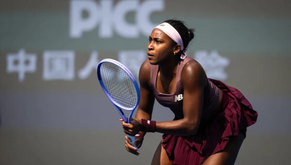 Coco Gauff decries racist abuse after halting play in win over Sun Xinran due to flickering LED lights