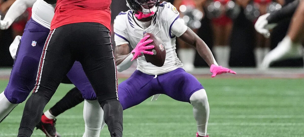 Sixty-six yards for Zay Flowers in road win