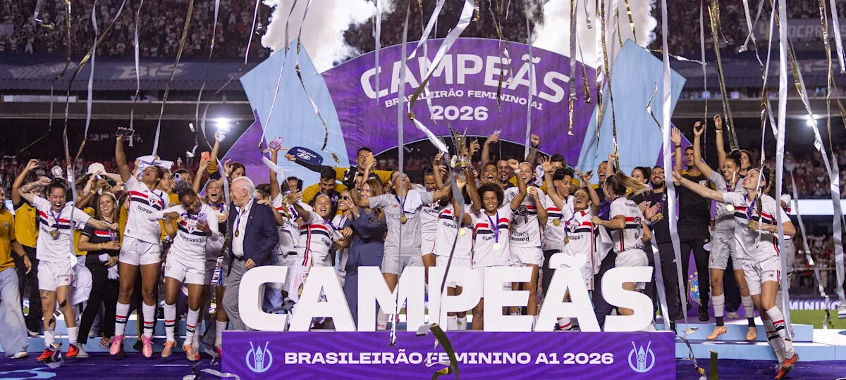 São Paulo celebrate Brasileirão Feminino A1 title before 49,000 fans