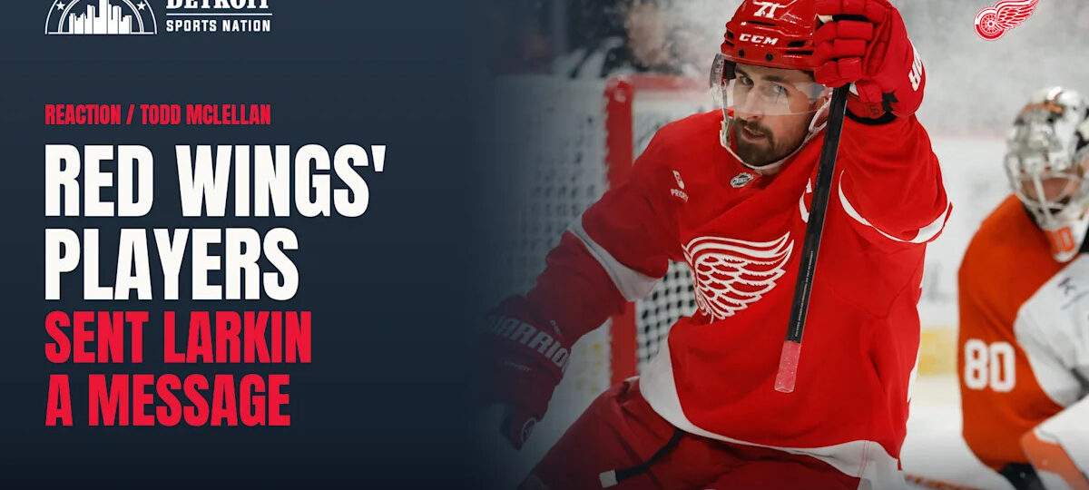 Todd McLellan Reveals How Red Wings Players Reacted to Dylan Larkin Behind the Bench