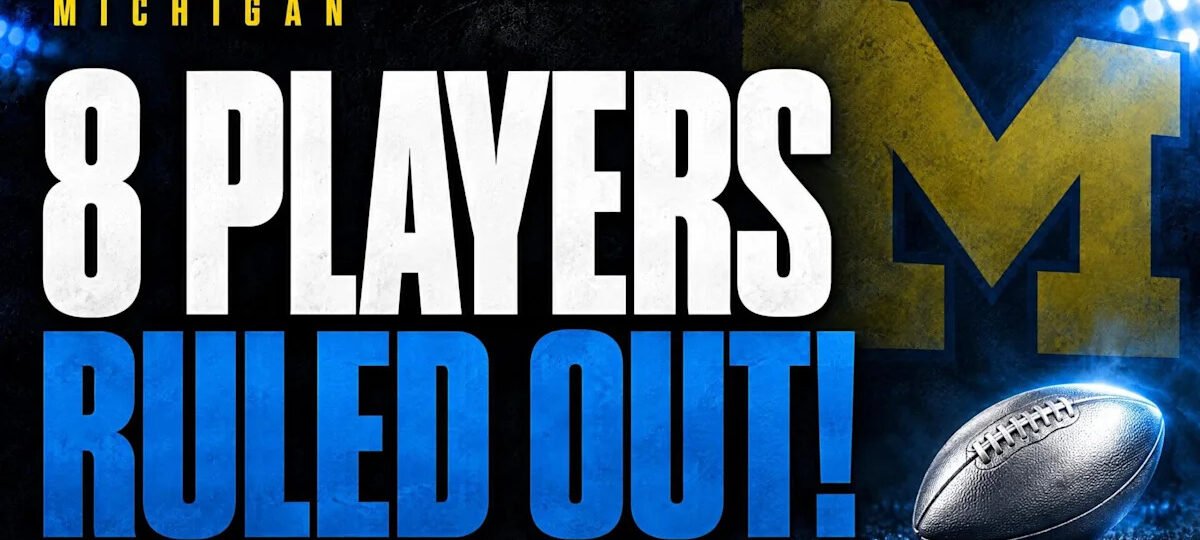 Michigan Rules Out 8 Players for Matchup vs. Minnesota
