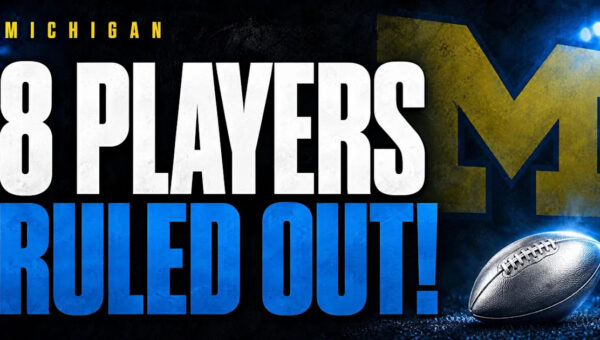 Michigan Rules Out 8 Players for Matchup vs. Minnesota