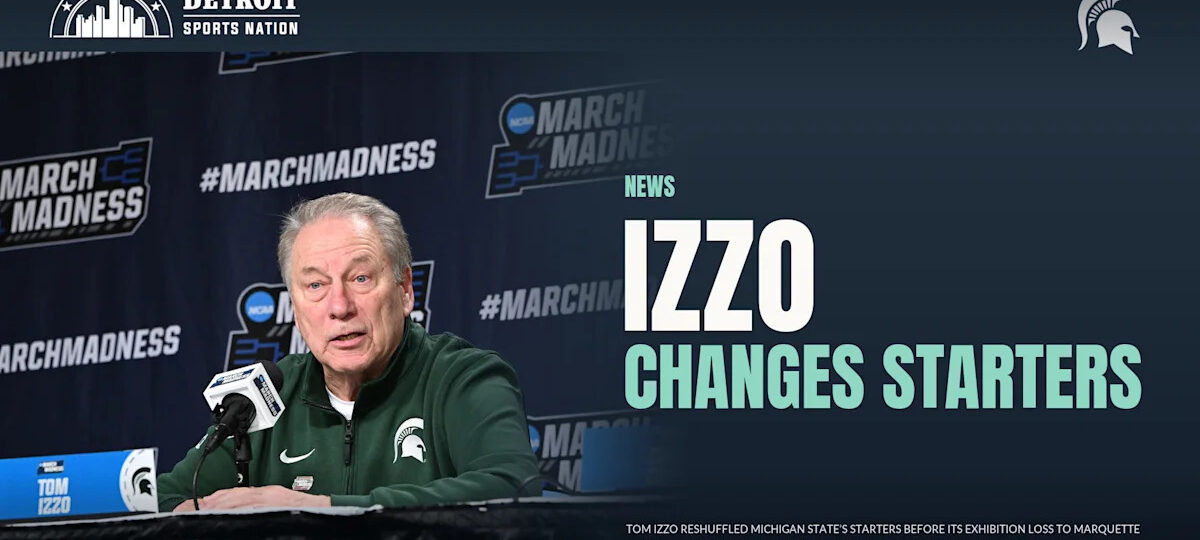 Tom Izzo Benched Two Starters in the Final Tune-Up